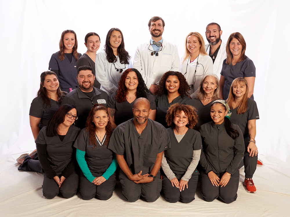Full group photo of the New Providence Dentistry staff
